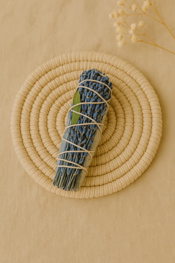 Bouquet de fumignation sauge, lavande et laurier - purification, détente et protection