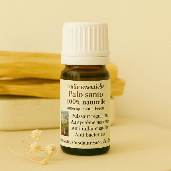 Huile essentielle de Palo santo - purification, recentrage et bienfaits énergétiques