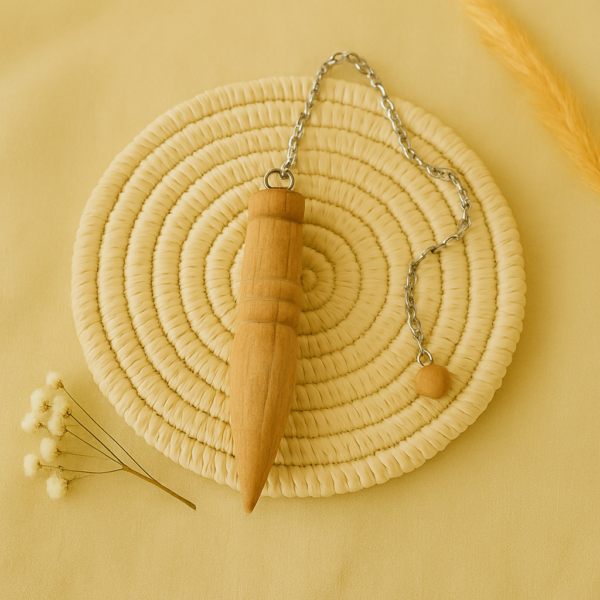 Pendule en bois de palo santo pour radiesthésie et purification énergétique