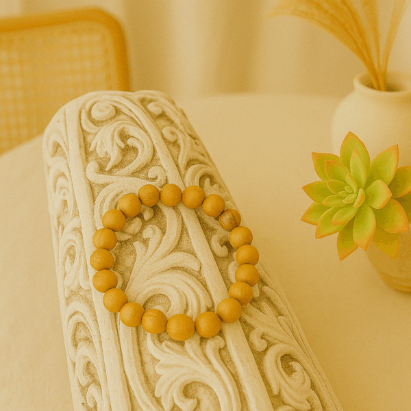 Bracelet en perles de Palo Santo – énergie naturelle, ancrage et protection énergétique